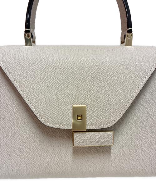 Valextra（ヴァレクストラ）Valextra (ヴァレクストラ) イジィデミニ グレージュ サイズ:ミニの古着・服飾アイテム