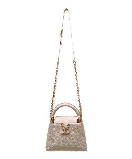LOUIS VUITTON（ルイ ヴィトン）LOUIS VUITTON (ルイ ヴィトン) カプシーヌ MINI M23082 ベージュ サイズ:MINIの古着・服飾アイテム
