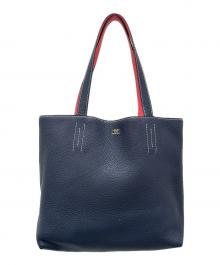 HERMES（エルメス）の古着「ドゥブルセンス 28 A刻印:2017年 ブルーニュイ×ローズリップスティック」｜ブルーニュイ×ローズリップスティック