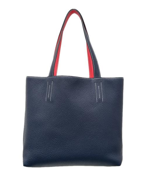 HERMES（エルメス）HERMES (エルメス) ドゥブルセンス 28 A刻印:2017年 ブルーニュイ×ローズリップスティック ブルーニュイ×ローズリップスティック サイズ:28の古着・服飾アイテム