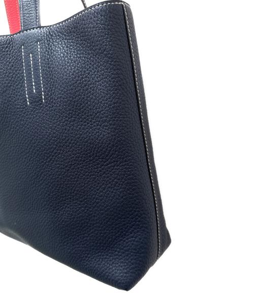 HERMES（エルメス）HERMES (エルメス) ドゥブルセンス 28 A刻印:2017年 ブルーニュイ×ローズリップスティック ブルーニュイ×ローズリップスティック サイズ:28の古着・服飾アイテム