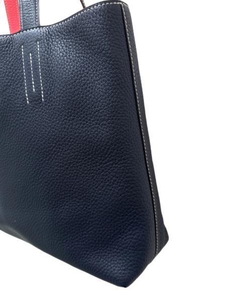 HERMES（エルメス）HERMES (エルメス) ドゥブルセンス 28 A刻印:2017年 ブルーニュイ×ローズリップスティック ブルーニュイ×ローズリップスティック サイズ:28の古着・服飾アイテム