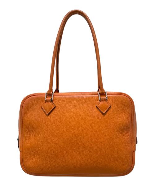 HERMES（エルメス）HERMES (エルメス) ミニプリュム 20 ▢H:2004年 オレンジ  オレンジ サイズ:20の古着・服飾アイテム