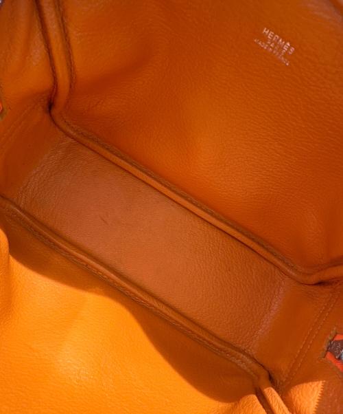 HERMES（エルメス）HERMES (エルメス) ミニプリュム 20 ▢H:2004年 オレンジ  オレンジ サイズ:20の古着・服飾アイテム
