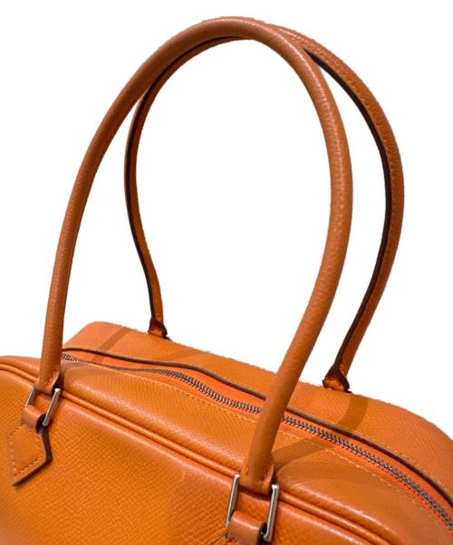 HERMES（エルメス）HERMES (エルメス) ミニプリュム 20 ▢H:2004年 オレンジ  オレンジ サイズ:20の古着・服飾アイテム