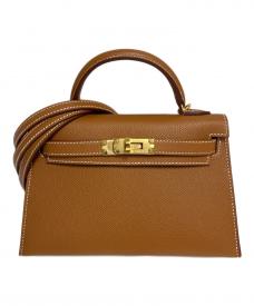 HERMESエルメス）の古着「ミニケリー2/Mini Kelly2 Gold/外縫い/ゴールド金具」｜ゴールド