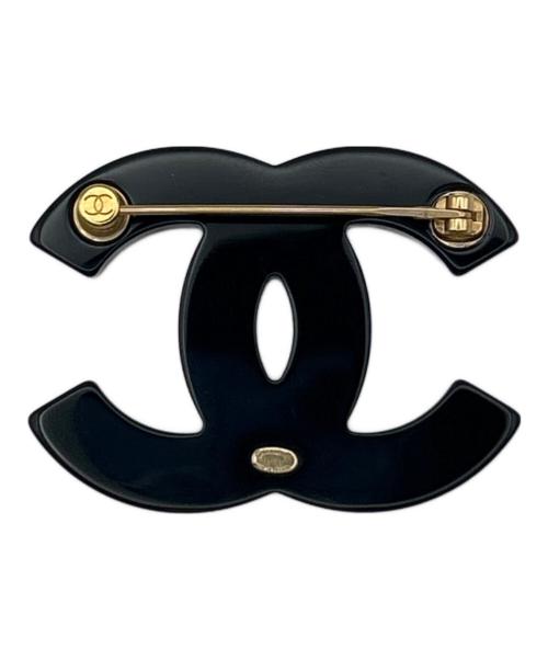 CHANEL（シャネル）CHANEL (シャネル) パールラインストーンココマーク ブローチ ブラックの古着・服飾アイテム