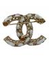 CHANEL (シャネル) チェーンココマーク ブローチ ホワイト サイズ:-：70000円