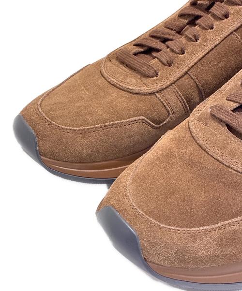 RALPH LAUREN Purple Label（ラルフ ローレン パープル レーベル）RALPH LAUREN Purple Label (ラルフ ローレン パープル レーベル) レザースニーカー ブラウン サイズ:6Eの古着・服飾アイテム