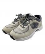 CHANELシャネル）の古着「ココマーク ツィードスニーカー」｜ホワイト