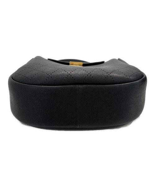 CHANEL（シャネル）CHANEL (シャネル) フラップホーボーチェーンショルダーバッグ ブラックの古着・服飾アイテム