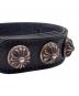 CHROME HEARTS (クロムハーツ) クロスボール　ブレスレット ブラック サイズ:-：85000円