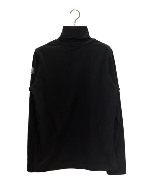 MONCLER（モンクレール）MONCLER (モンクレール) タートルネックカットソー ブラック サイズ:XSの古着・服飾アイテム