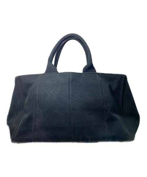 PRADA（プラダ）PRADA (プラダ) カナパ/キャンバストートバッグ ブラックの古着・服飾アイテム