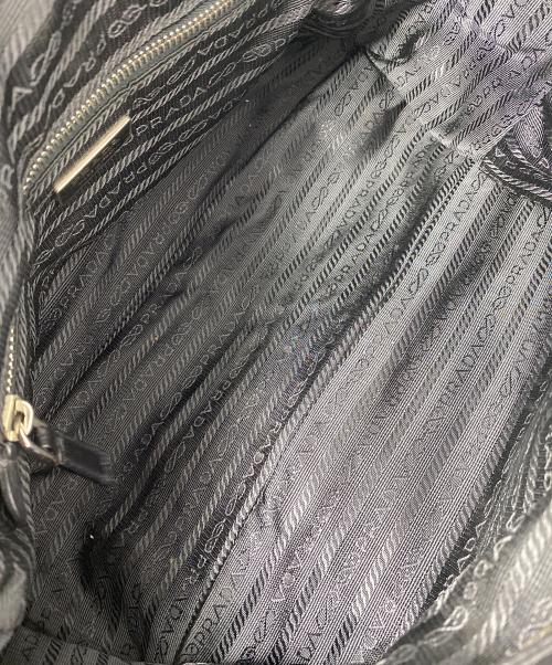 PRADA（プラダ）PRADA (プラダ) 三角ロゴボストンバッグ ブラック サイズ:-の古着・服飾アイテム