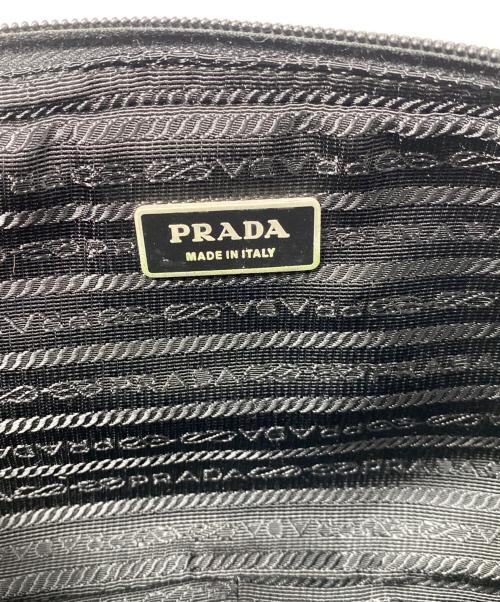 PRADA（プラダ）PRADA (プラダ) ナイロンウエストバッグ ブラックの古着・服飾アイテム