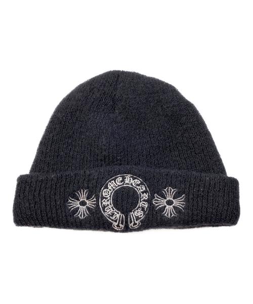CHROME HEARTS（クロムハーツ）CHROME HEARTS (クロムハーツ) ホースシューステッチニット ブラック サイズ:ONE SIZEの古着・服飾アイテム