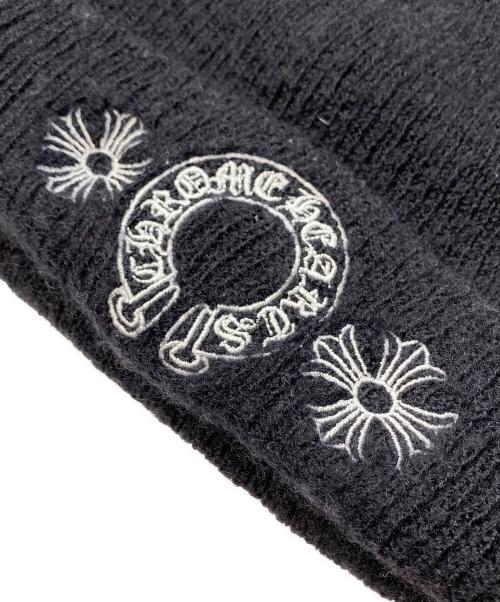 CHROME HEARTS（クロムハーツ）CHROME HEARTS (クロムハーツ) ホースシューステッチニット ブラック サイズ:ONE SIZEの古着・服飾アイテム