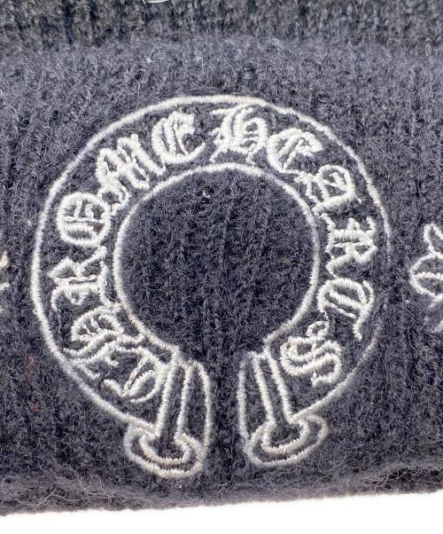 CHROME HEARTS（クロムハーツ）CHROME HEARTS (クロムハーツ) ホースシューステッチニット ブラック サイズ:ONE SIZEの古着・服飾アイテム
