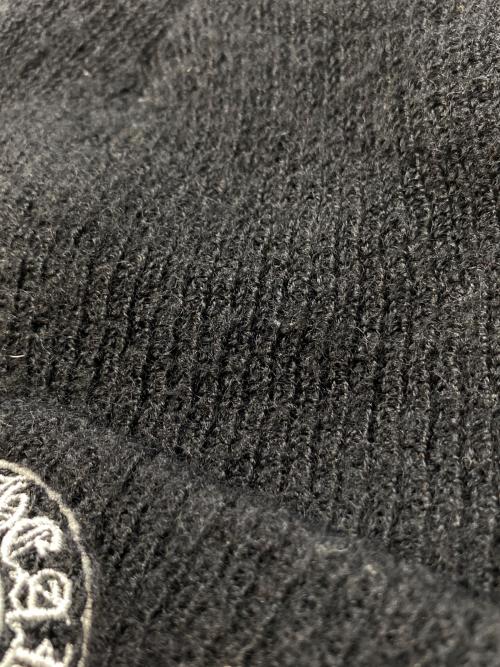 CHROME HEARTS（クロムハーツ）CHROME HEARTS (クロムハーツ) ホースシューステッチニット ブラック サイズ:ONE SIZEの古着・服飾アイテム