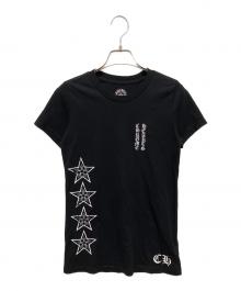 CHROME HEARTS（クロムハーツ）の古着「OLD T-BAR STAR LOGO ティーバースタープリント半袖Tシャツ」｜ブラック