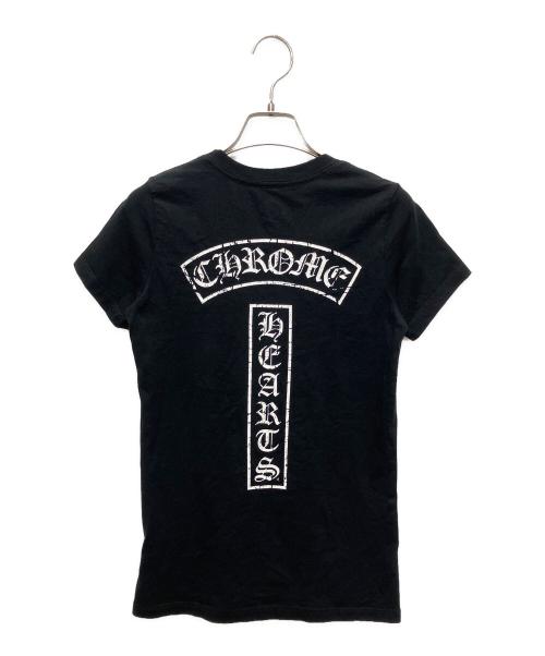 CHROME HEARTS（クロムハーツ）CHROME HEARTS (クロムハーツ) OLD T-BAR STAR LOGO ティーバースタープリント半袖Tシャツ ブラック サイズ:Mの古着・服飾アイテム