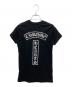 CHROME HEARTS (クロムハーツ) OLD T-BAR STAR LOGO ティーバースタープリント半袖Tシャツ ブラック サイズ:M：55000円