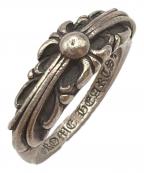 CHROME HEARTSクロムハーツ）の古着「BABY CLASSIC FLORAL CROSS RING/ベイビークラシックフローラルクロス リング」