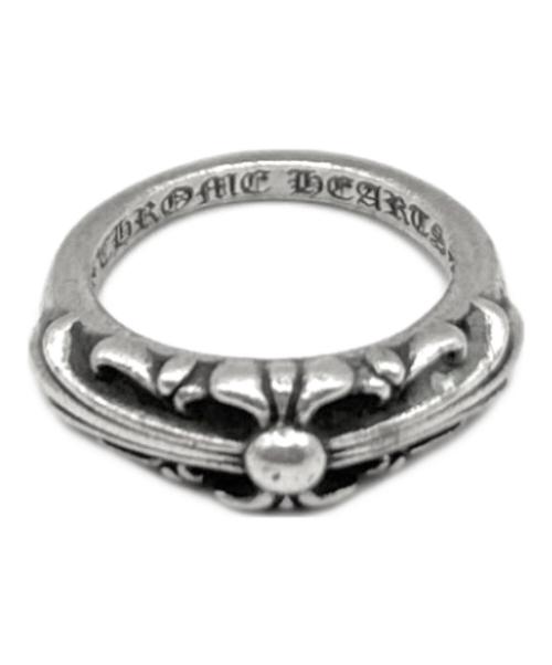 CHROME HEARTS（クロムハーツ）CHROME HEARTS (クロムハーツ) BABY CLASSIC FLORAL CROSS RING/ベイビークラシックフローラルクロス リング サイズ:8号の古着・服飾アイテム