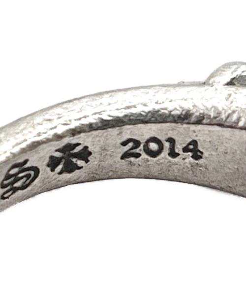 CHROME HEARTS（クロムハーツ）CHROME HEARTS (クロムハーツ) BABY CLASSIC FLORAL CROSS RING/ベイビークラシックフローラルクロス リング サイズ:8号の古着・服飾アイテム