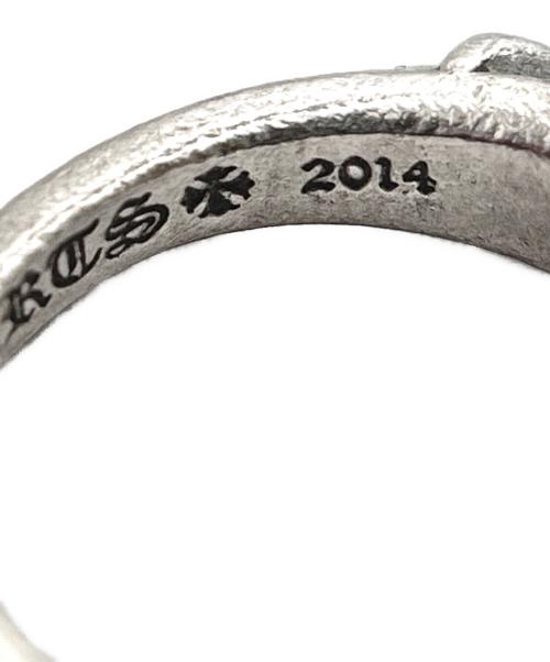 CHROME HEARTS（クロムハーツ）CHROME HEARTS (クロムハーツ) BABY CLASSIC FLORAL CROSS RING/ベイビークラシックフローラルクロス リング サイズ:8号の古着・服飾アイテム