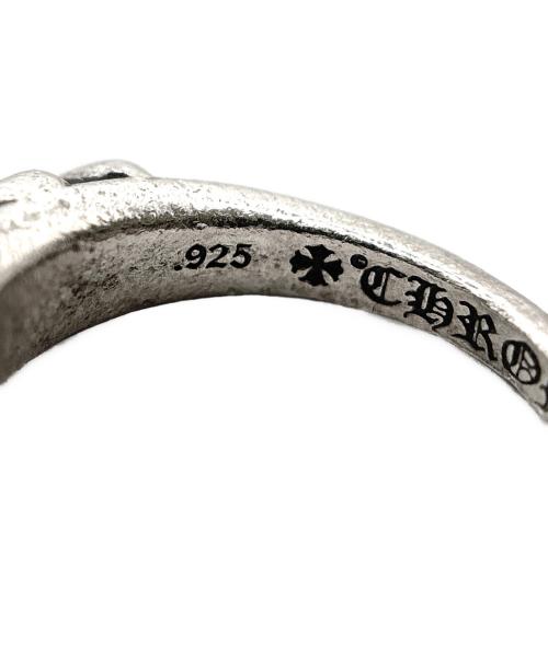 CHROME HEARTS（クロムハーツ）CHROME HEARTS (クロムハーツ) BABY CLASSIC FLORAL CROSS RING/ベイビークラシックフローラルクロス リング サイズ:8号の古着・服飾アイテム