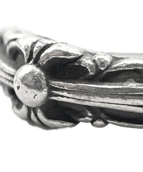 CHROME HEARTS（クロムハーツ）CHROME HEARTS (クロムハーツ) BABY CLASSIC FLORAL CROSS RING/ベイビークラシックフローラルクロス リング サイズ:8号の古着・服飾アイテム