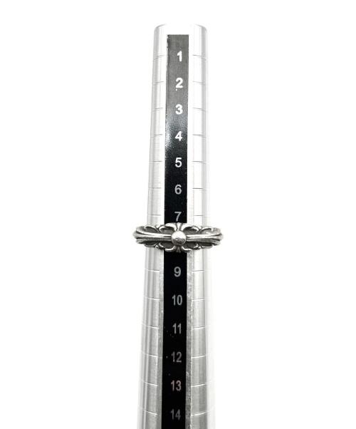 CHROME HEARTS（クロムハーツ）CHROME HEARTS (クロムハーツ) BABY CLASSIC FLORAL CROSS RING/ベイビークラシックフローラルクロス リング サイズ:8号の古着・服飾アイテム