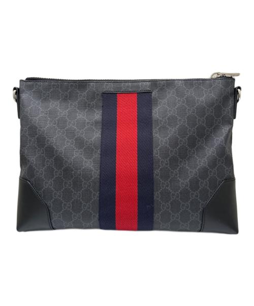 GUCCI（グッチ）GUCCI (グッチ) GG総柄ショルダーバッグ ブラック サイズ:-の古着・服飾アイテム