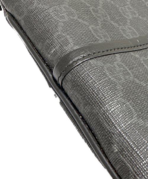 GUCCI（グッチ）GUCCI (グッチ) GGスプリーム ショルダーバッグ ブラックの古着・服飾アイテム