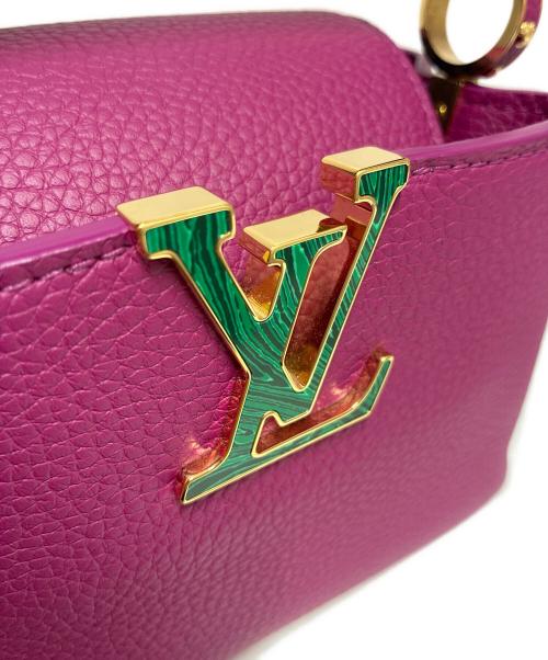 LOUIS VUITTON（ルイ ヴィトン）LOUIS VUITTON (ルイ ヴィトン) カプシーヌミニ パープル サイズ:ミニの古着・服飾アイテム