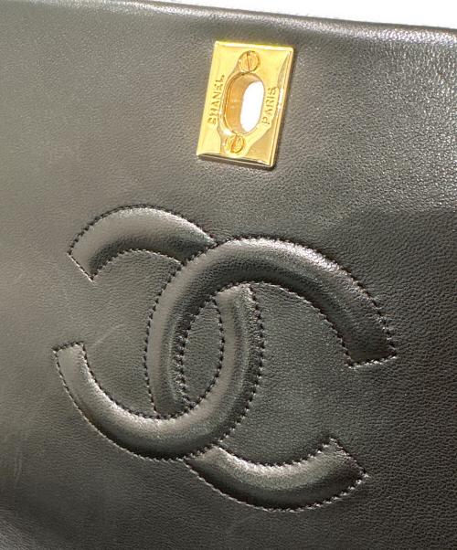 CHANEL（シャネル）CHANEL (シャネル) マトラッセ 23 フルフラップショルダーバッグ ブラック サイズ:23の古着・服飾アイテム