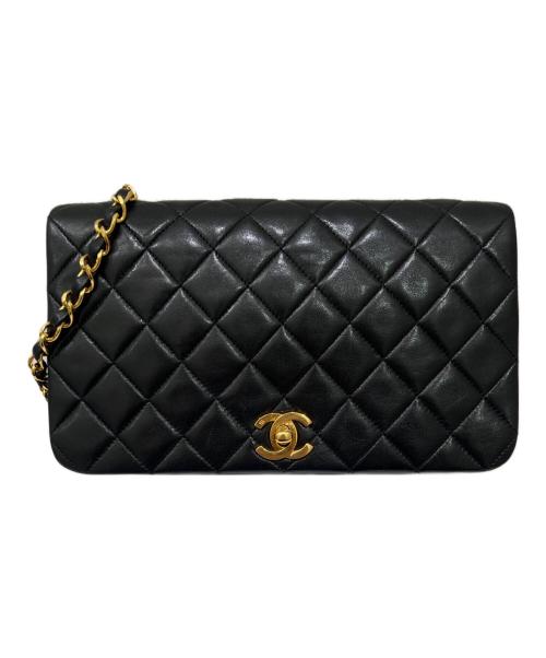 CHANEL（シャネル）CHANEL (シャネル) マトラッセ23フルフラップショルダーバッグ ブラック サイズ:23の古着・服飾アイテム