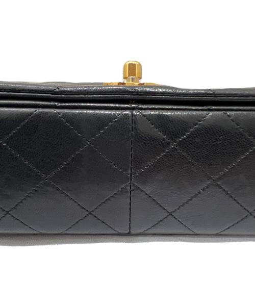 CHANEL（シャネル）CHANEL (シャネル) マトラッセ23フルフラップショルダーバッグ ブラック サイズ:23の古着・服飾アイテム