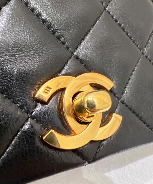 CHANEL（シャネル）CHANEL (シャネル) マトラッセ23フルフラップショルダーバッグ ブラック サイズ:23の古着・服飾アイテム
