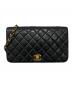 CHANEL（シャネル）の古着「マトラッセ23フルフラップショルダーバッグ」｜ブラック
