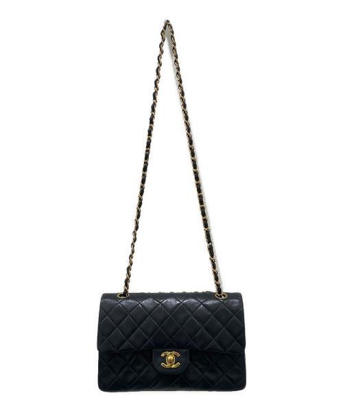 CHANEL（シャネル）CHANEL (シャネル) マトラッセ23/Wフラップチェーンショルダーバッグ ブラック サイズ:23の古着・服飾アイテム