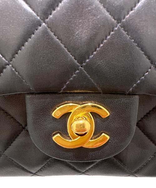 CHANEL（シャネル）CHANEL (シャネル) マトラッセ23/Wフラップチェーンショルダーバッグ ブラック サイズ:23の古着・服飾アイテム