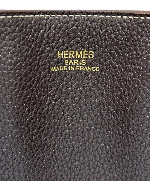 HERMES（エルメス）HERMES (エルメス) ドゥブルセンス 45 ▢J刻印:2006年 ショコラ×エトゥープ ショコラ×エトゥープ サイズ:45の古着・服飾アイテム