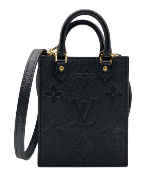 LOUIS VUITTON（ルイ ヴィトン）LOUIS VUITTON (ルイ ヴィトン) プティットサックプラ/モノグラム・アンプラント ブラックの古着・服飾アイテム