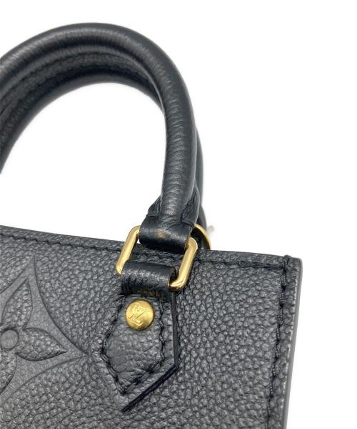 LOUIS VUITTON（ルイ ヴィトン）LOUIS VUITTON (ルイ ヴィトン) プティットサックプラ/モノグラム・アンプラント ブラックの古着・服飾アイテム