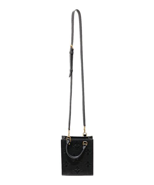 LOUIS VUITTON（ルイ ヴィトン）LOUIS VUITTON (ルイ ヴィトン) プティットサックプラ/モノグラム・アンプラント ブラックの古着・服飾アイテム