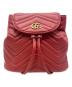 GUCCI（グッチ）の古着「GGマーモント ミニリュック」｜レッド