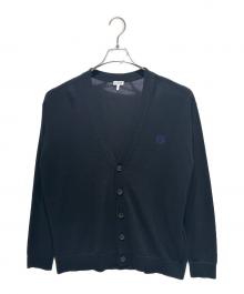 LOEWE（ロエベ）の古着「アナグラムロゴ ニットカーディガン」｜ブラック